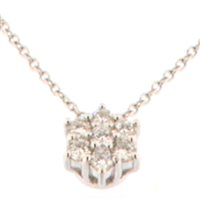 Collana Davite & Delucchi Donna in Oro bianco Diamante 0.26 Ct CLN011512 - CLN011512